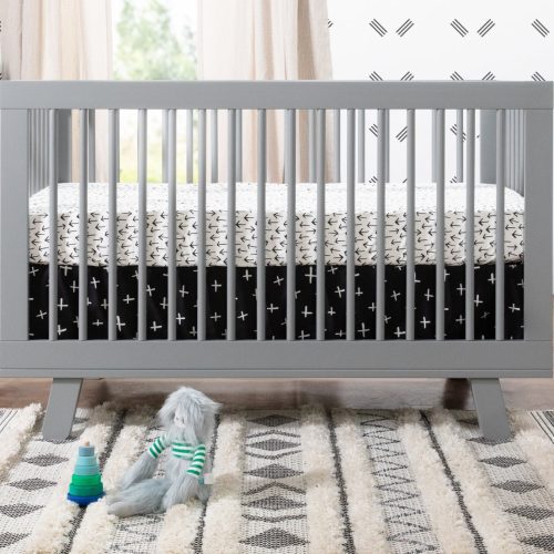 NB HudsonCrib Grey M4201G 1