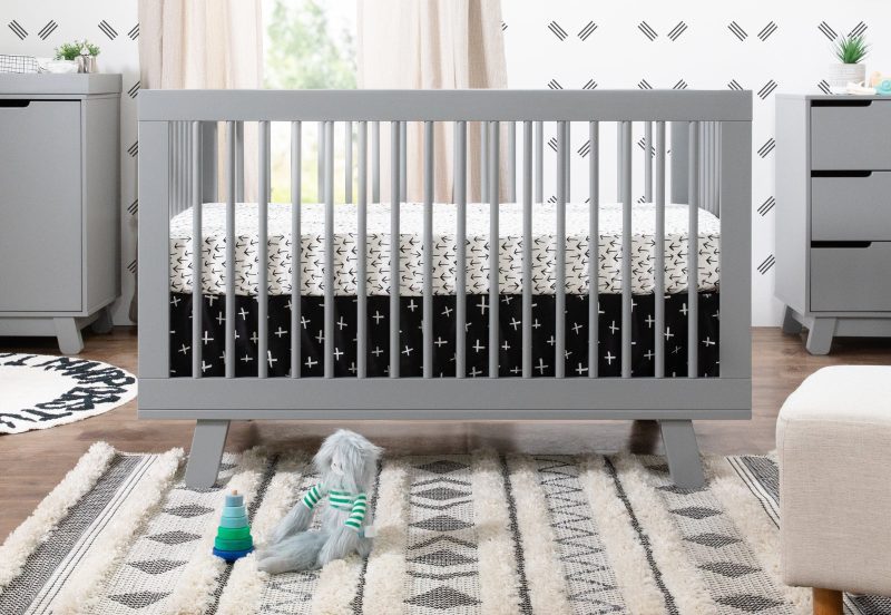 NB HudsonCrib Grey M4201G 1