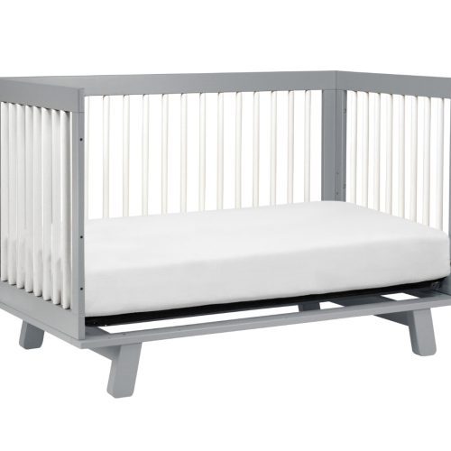 NB HudsonCrib Grey White M4201GW 8