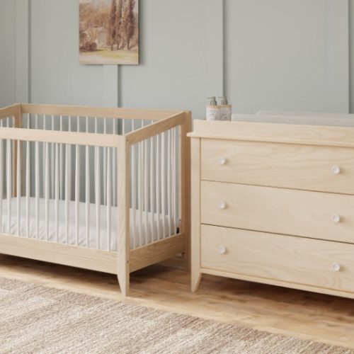 NB SproutCrib Natural White M10301NXW 2